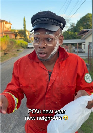New year new neighbors 😭🙏🏽🤣 #trini_tiktoks | neighbors pov