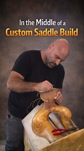 In the middle of a custom saddle build