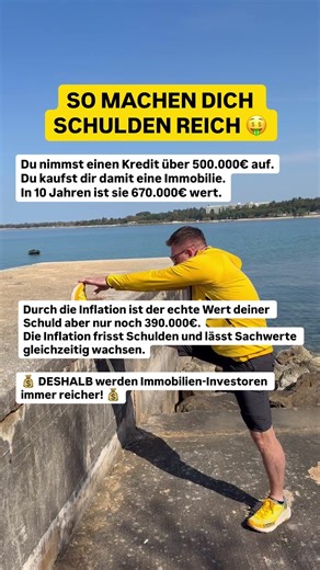 Während andere sparen 💸, kaufen schlaue Anleger 🏡 auf Kredit – Inflation arbeitet für sie 📈
