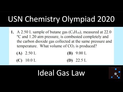 A 2.50 L sample of butane gas (C4H10), measured at 22.0 ºC and 1.20 atm pressure, is combusted