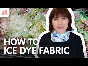 How to Ice Dye Fabric