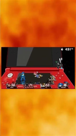 SSF2 Mario Vs Mr Game & Watch Vs Pit Vs Mega Man