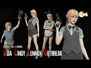 Resident Evil 4 Remake - Ada Wong as Cindy Lennox Resident Evil Outbreak