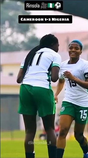 Super Falcons epic comeback vs Cameroon 👀