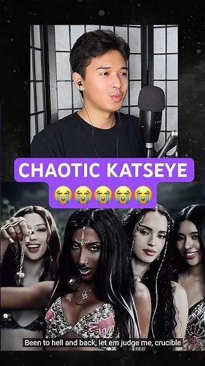 KATSEYE is CHAOTIC! 😭 | LE SSERAFIM x ILLIT - ICONIC BY MISTAKE [MV]