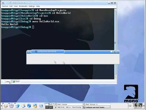 Mono Programming 003 - Linux Windows Code