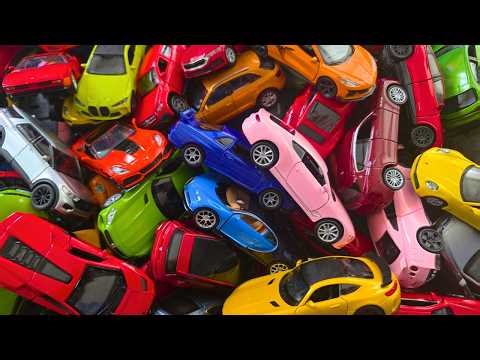 Mini Garage Madness! 20+ Colorful Model Cars with Opening Doors 😍