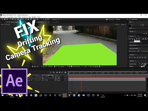 How to FIX Drifting Camera Tracking in After Effects