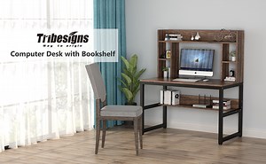 Watch Computer desk with Hutch and Bookshelf on Amazon Live