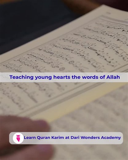 📚 Dari Wonders Academy | Online Classes on Instagram: "Learning the Quran with understanding and care 📖✨ Join our Quran classes and grow in knowledge and faith. www.dariwondersacademy.com #learndari #explore #qurankareem"