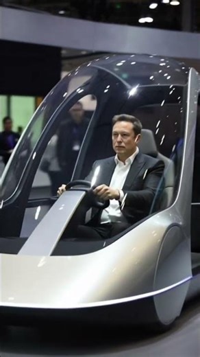 ELON MUSK Future Pod: Ultra-Modern Electric Mobility Concept”