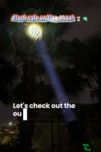 Who needs the sun when you have this in your pocket? ☀️ One click and midnight turns into high noon. Absolute beast mode!#Flashlight #HighLumen #TacticalGear #FlashlightFanatic #BeamShot