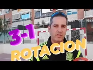 "Como rotar en fútbol sala 3-1"