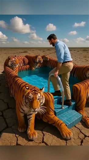 家族で動物プールチャレンジ！どれが一番楽しい？