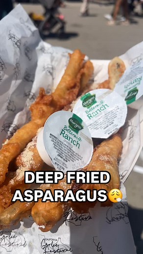 Is Deep Fried Asparagus Something You Would Try?! 👀😋 Let Us Know In Tha Comments!! 👇🏾 #BlessThaBelly #Reels #DeepFried #Asparagus #Foodie #Food #Reel #ViralFood #Foodies #Fried #Viral #Explore #Veg | Bless Tha Belly