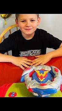 Beyblade Birthday Party! Real Beyblade Cake!