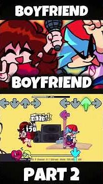 FNF - BF VS GF [PART 2|BOYFRIEND] (FNF MOD) #shorts