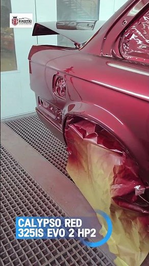 Calypso Red 325is EVO2 - straight off the gun... #bmw #bmwrestoration #automobile #e30 #e30life