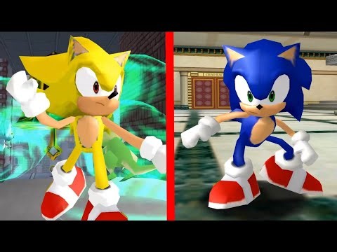 Sonic Lost World 3DS Sonic in Sonic Adventure