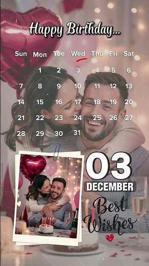 Happy Birthday My Love: The Most Romantic Surprise for Him 💖 #birthdaysong #lovebirhday #love