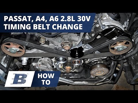 How To Replace VW Passat, Audi A4, Audi A6 Timing Belt on 2.8 Liter 30 Valve Engine