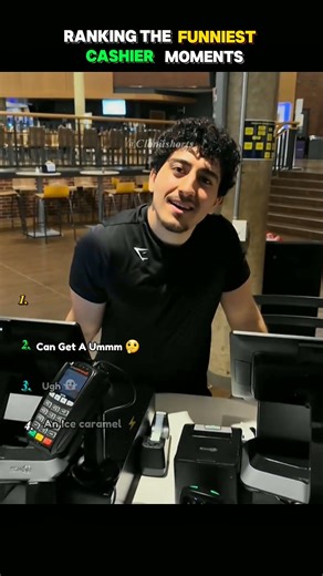 Ranking The Funniest Cashier Moments 🙉 #funny #viral #asmr