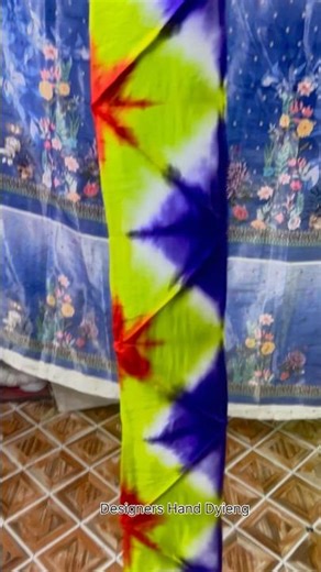 Cotton Dupatta tye dye step by step process #viral #shorts #diy