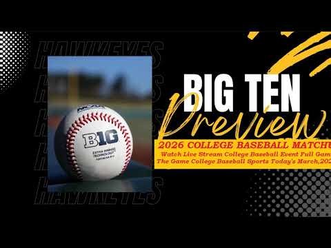 Redlands Vs. CSUSB | NCAA Baseball 🔴LiveStream 3/10/2026