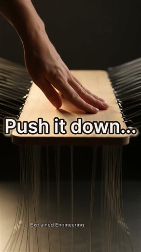 This table is held up by strings and it works #shorts #engineering