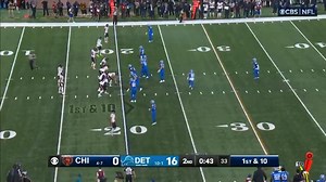 The #Bears pick up their first 1st down of the game with 52 seconds remaining in the first half. | Chicago Bears on CBS Sports