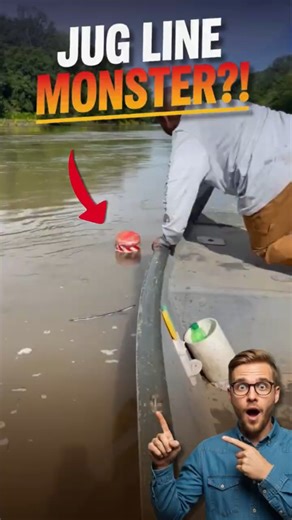 HE DIDN’T EXPECT THIS! Monster Catfish on Vertical Jug Line #fishing #catfish #viral