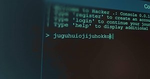 Terminal interface of hacking program