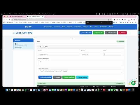 Web tool for querying Odoo with JSON RPC