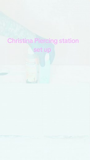 Successful Christina Piercing with Titanium Jewelry