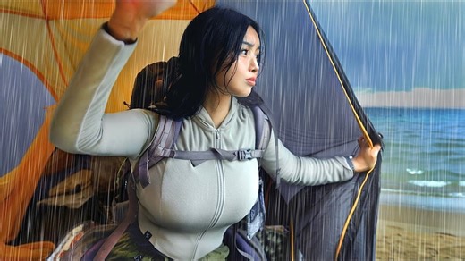 92K views · 2.2K reactions | Solo Backpacking by Train | Camping in the Rain | Relaxing Rain Sounds #survival #cooking #forest #reel #Amazing #asmr #bushcraft #fblifestyle #camping #rain | Tanvir | Facebook