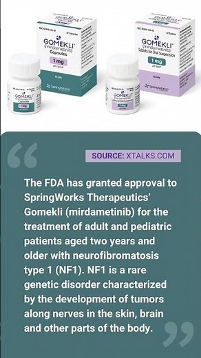 FDA Approves Gomekli as First NF1 Treatment for Adults & Children