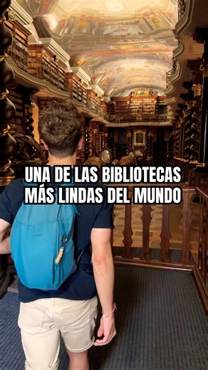 Una de las bibliotecas más lindas del mundo 🌍 el Klementinum, en Praga
