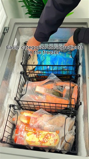 Maximize Freezer Space with Wire Baskets Organization