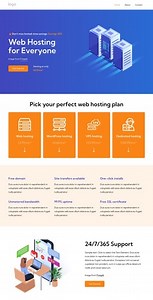Web hosting services - Template by Nicepage