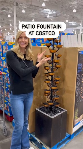 Back at Costco with the stunning Bloomington Cascading Cup Fountain! 🎶✨ Standing tall at 65”, it fills your space with melodic waterfall sounds and adds an elegant touch to any garden, porch, or patio. Made of steel with a rust-resistant copper finish, it’s both durable and beautiful. 🌿💦 Don’t miss this sophisticated focal point for your outdoor haven! 🛒 | Sorenfrost.top