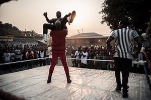 “Voodoo wrestling” is a real thing and it's empowering women in the Congo
