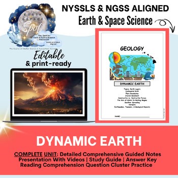 Dynamic Earth (Earth Layers, Plate Boundaries, Earthquakes) NYSSLS NGSS ESS