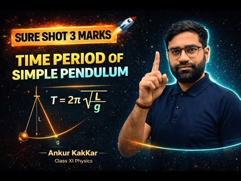 Time Period of a Simple Pendulum Explained Clearly | SHM | Class 11 Physics