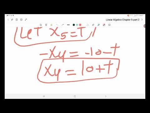 Linear Algebra - Chapter 5 - part 2 - ANU