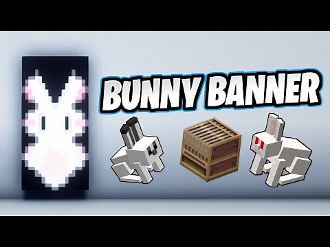 Minecraft: Bunny Banner Tutorial
