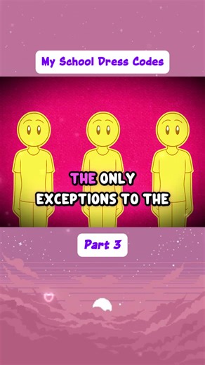 My School Dress Codes #fyp #animations #usa #viral | dress code