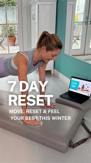 7-Day Pilates Reset starts Nov 27 💪✨ Feel strong   grounded this season. 7 workouts • journal • daily reminders. Free for members. Join us! #pilateschallenge #pilatesreset #pilatesology