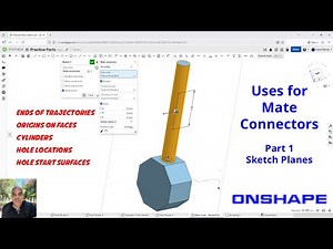 Onshape - Uses for Mate Connectors - Part 1 - Sketch Planes
