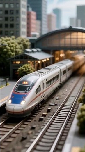 the train has arrived 🚄 asmr sounds #train #asmrsounds #aivideo #shorts #feedshorts