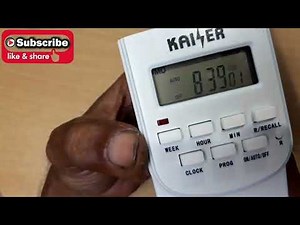 How to Set a Digital Timer | Kaiser